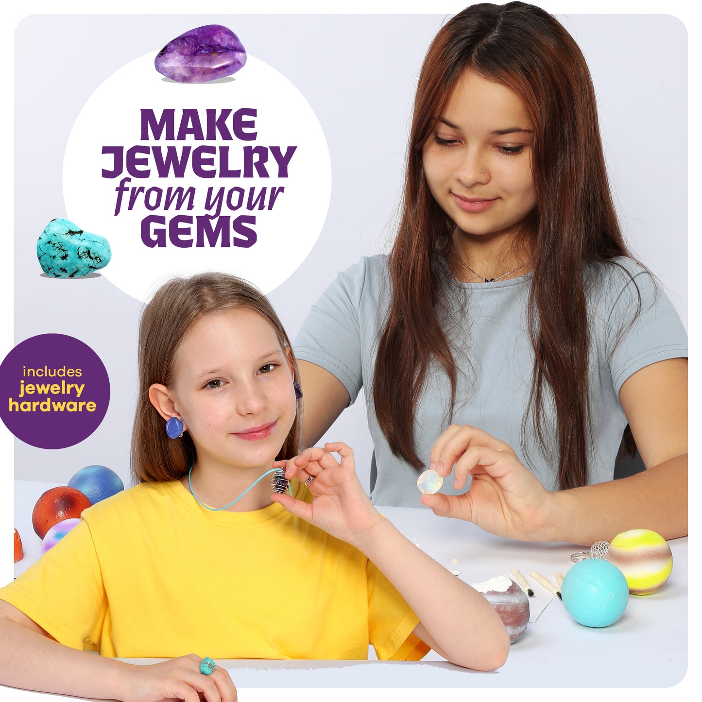 Dan&Darci Galaxy Gem Dig Kit - 9 Planets and Gems