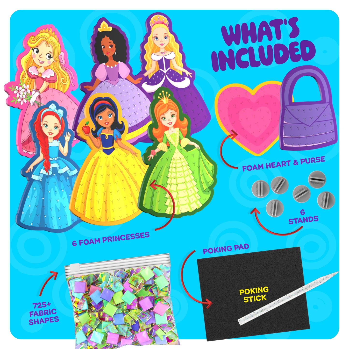 Dan&Darci Jab Jab Art Princess Craft Kit