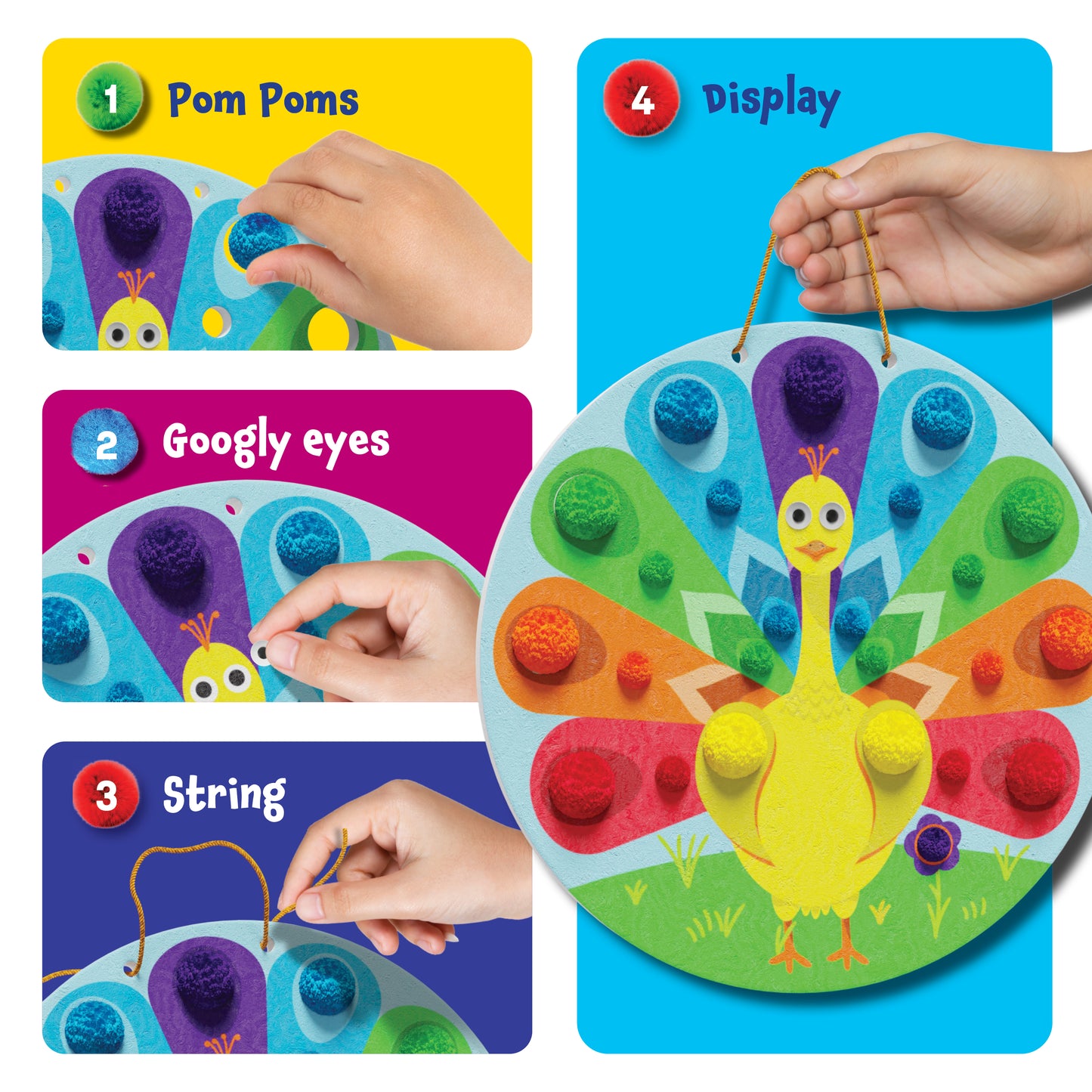Dan&Darci Pom Pom Art - 3 Artboards Included