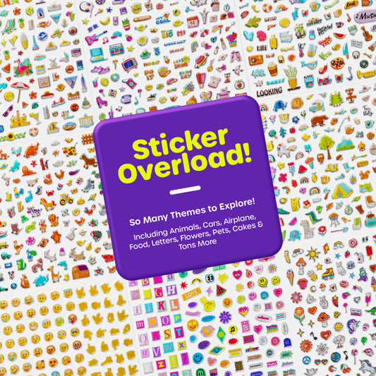 Dan&Darci 1000+ 3D Puffy Stickers