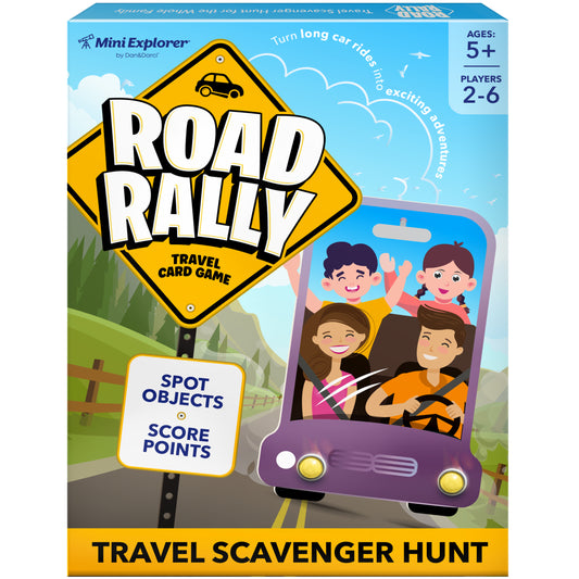 Mini Explorer Road Rally Travel Scavenger Card Game