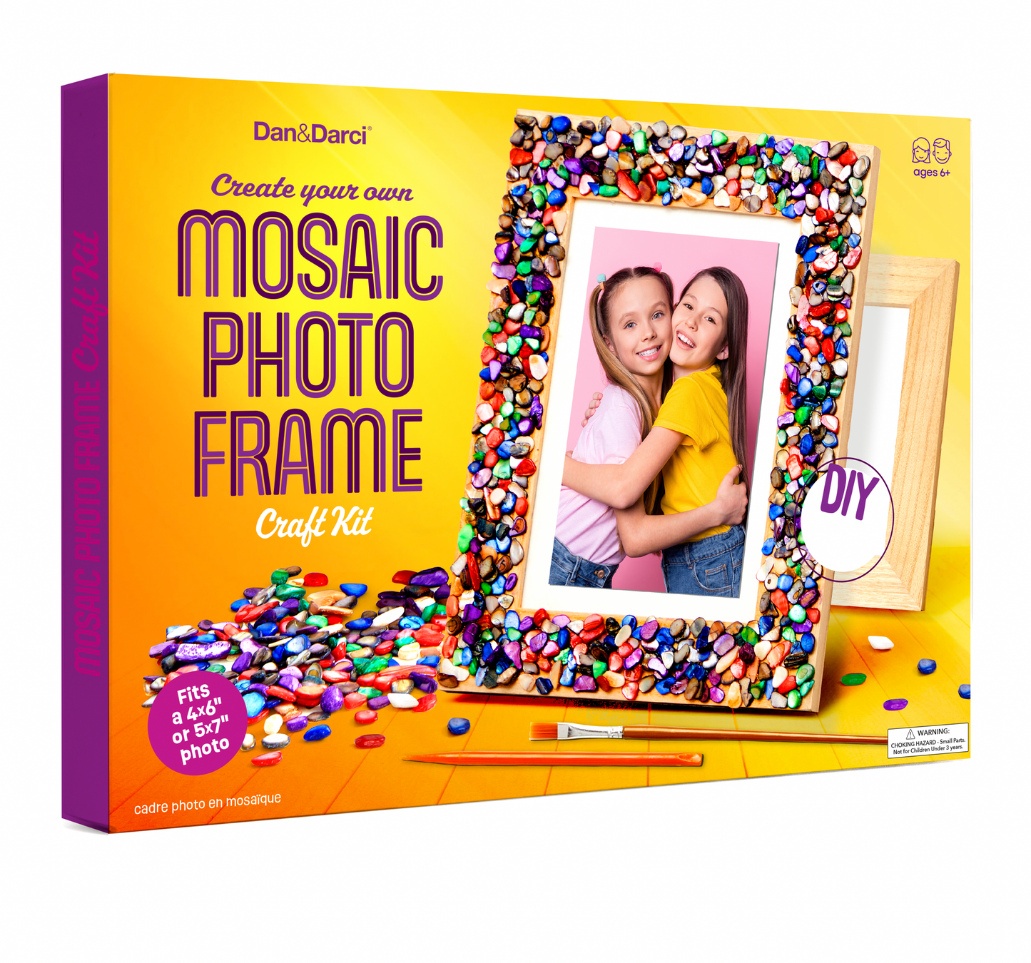 Dan&Darci DIY Mosaic Photo Frame Craft Kit