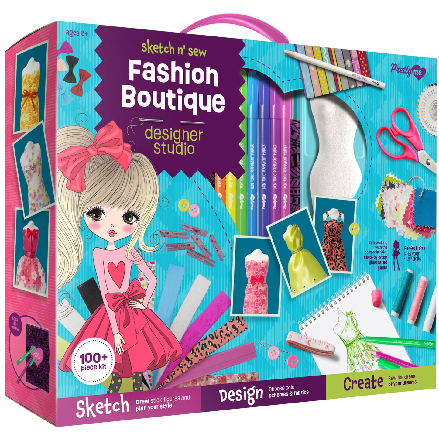 Pretty Me Sketch n' Sew Fashion Boutique Designer Studio
