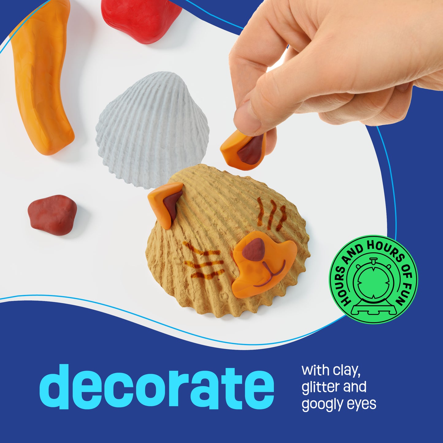 Dan&Darci Sea Shell Painting Craft Kit