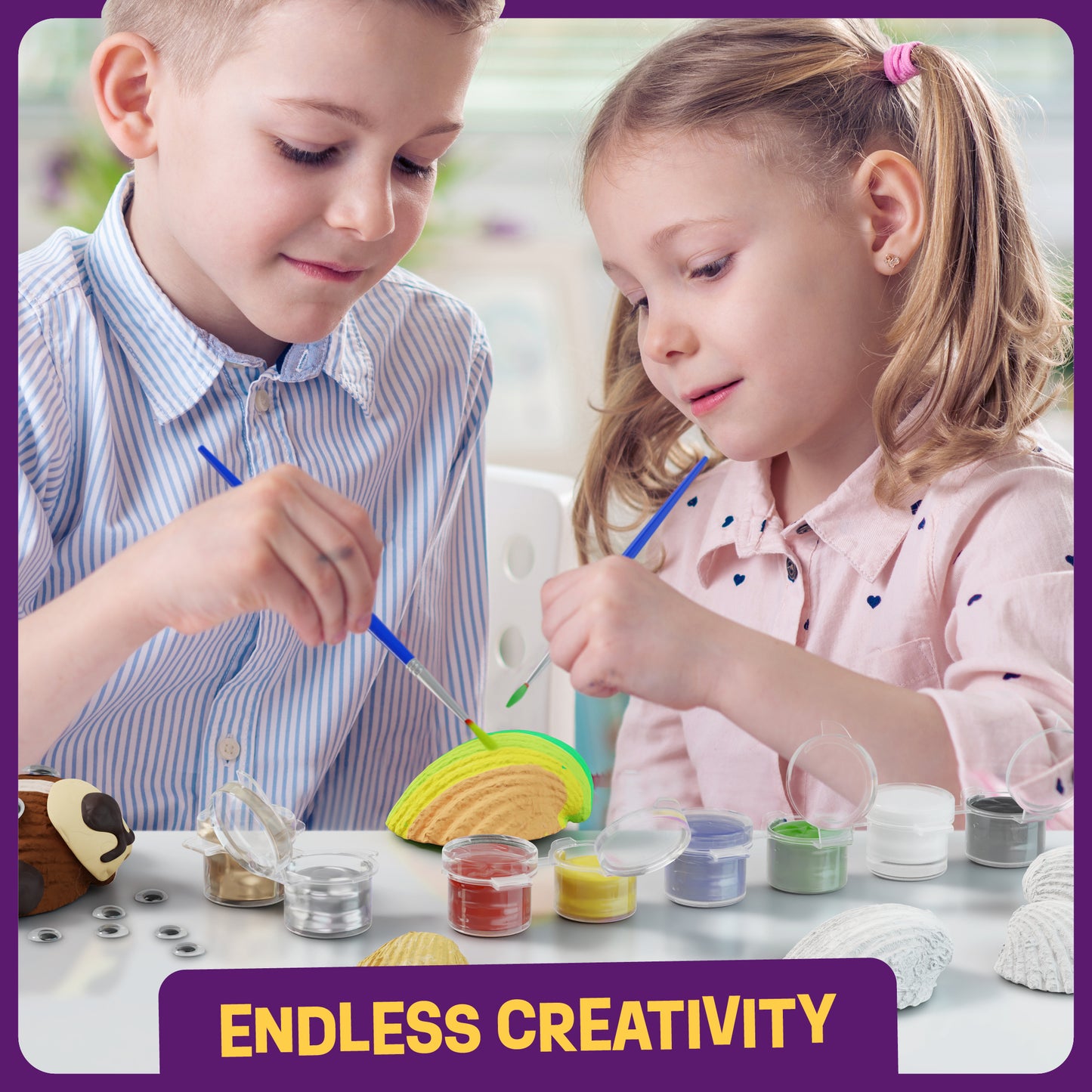 Dan&Darci Sea Shell Painting Craft Kit