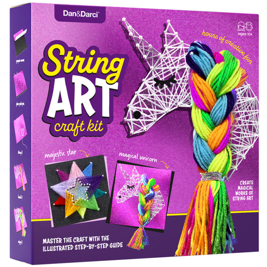 Ddan&Darci String Art Craft Kit - Unicorn, Star