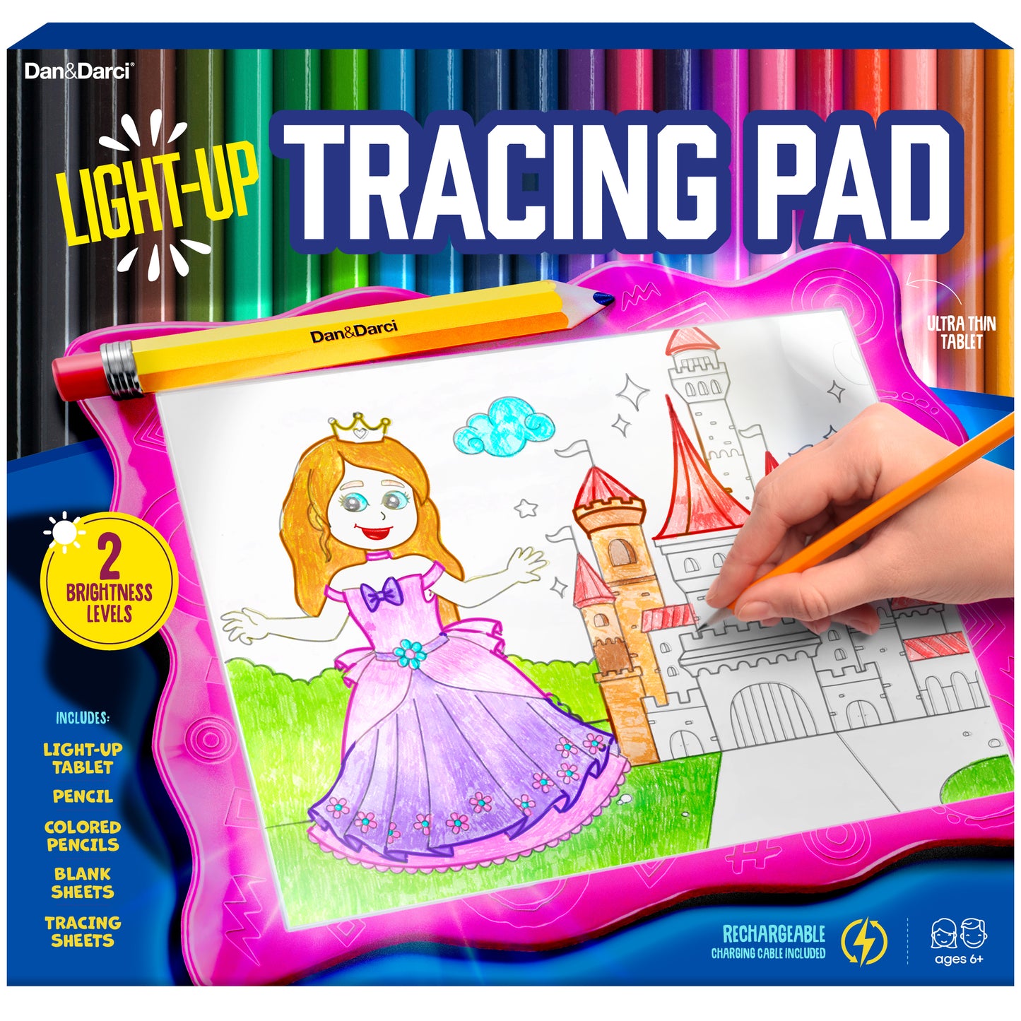 Dan&Darci Rechargeable Light-Up Tracing Pad