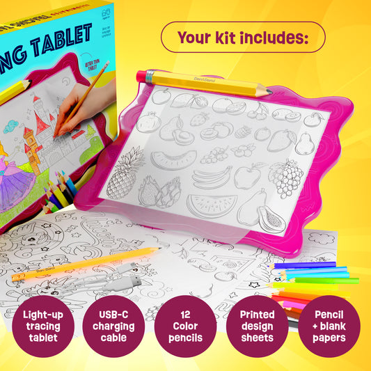 Dan&Darci Rechargeable Light-Up Tracing Pad