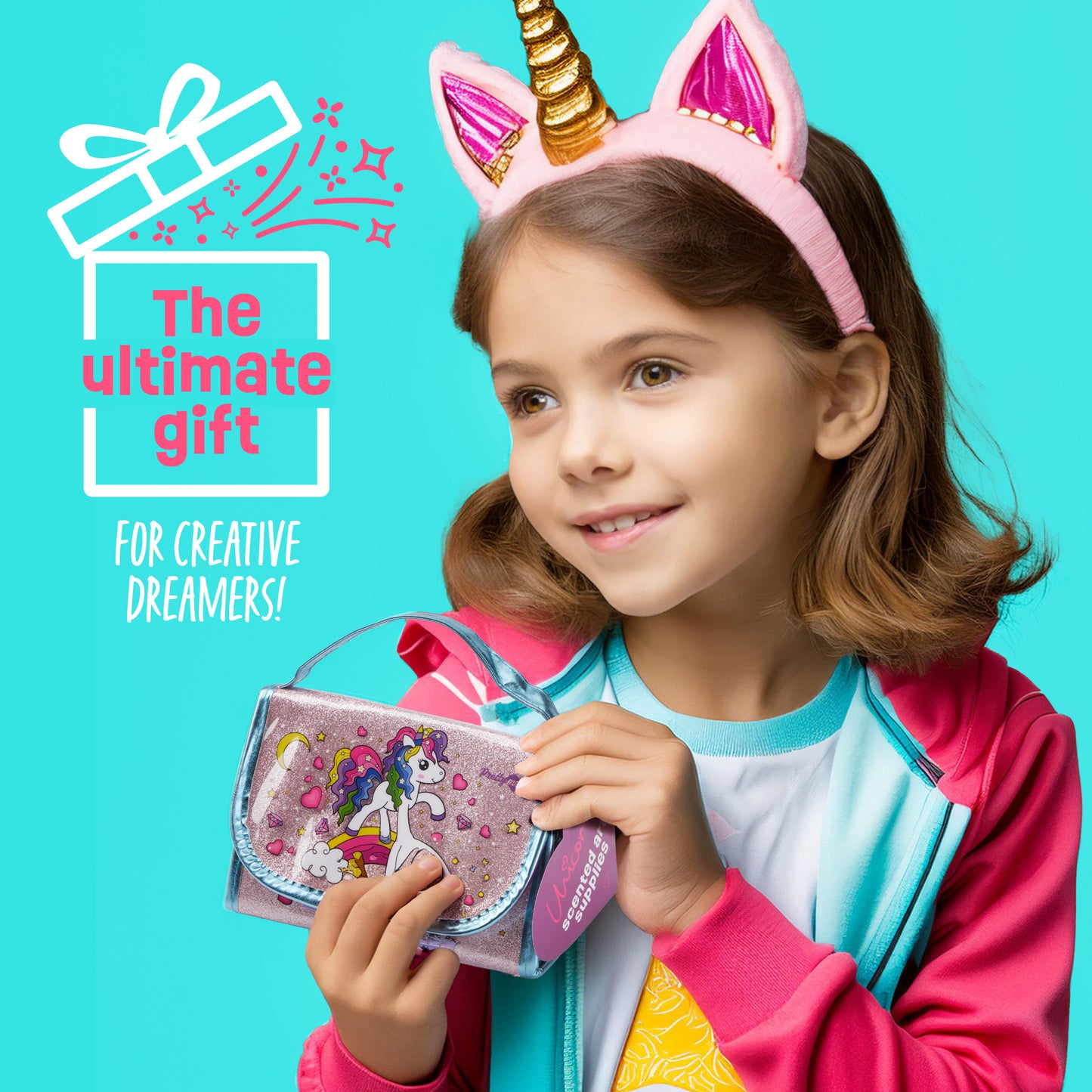 Pretty Me Unicorn Scented Art Supplies Kit