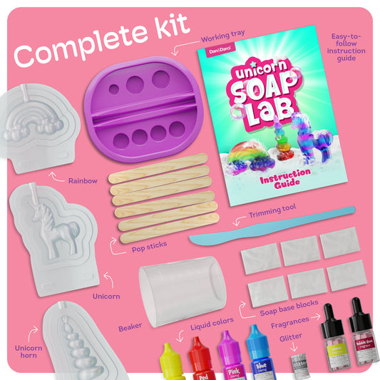 Dan&Darci DIY Unicorn Soap Making Kit