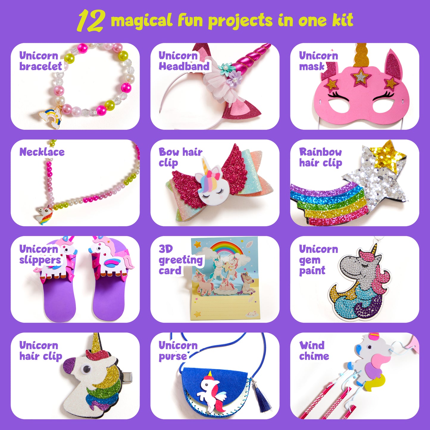 Dan&Darci Unicorn Bundle Craft Kit - 12 Projects