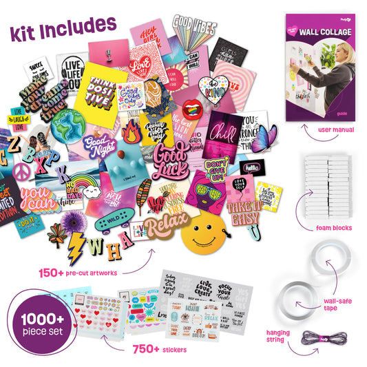 Pretty Me Wall Collage Making Kit- 1000+ Pieces