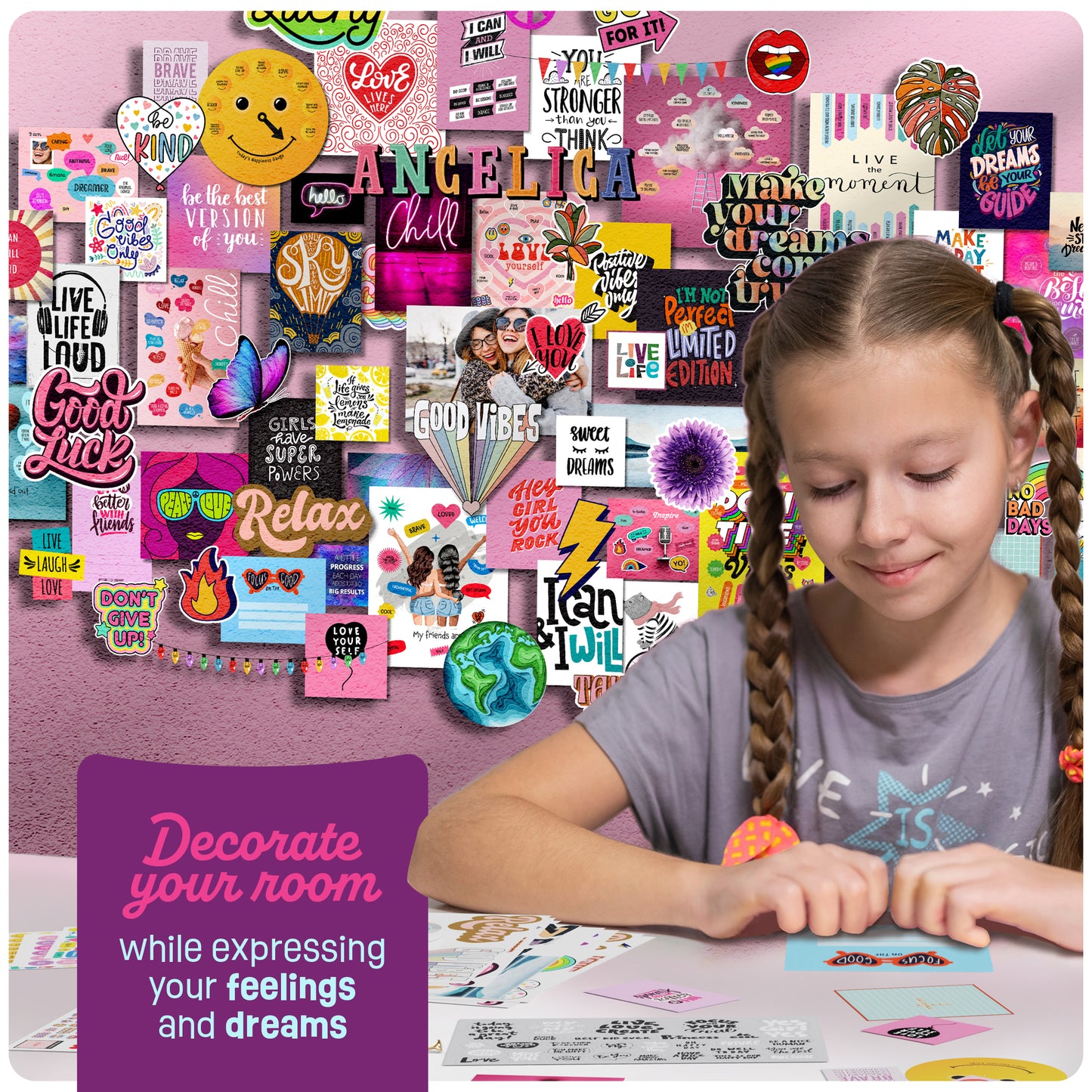 Pretty Me Wall Collage Making Kit- 1000+ Pieces