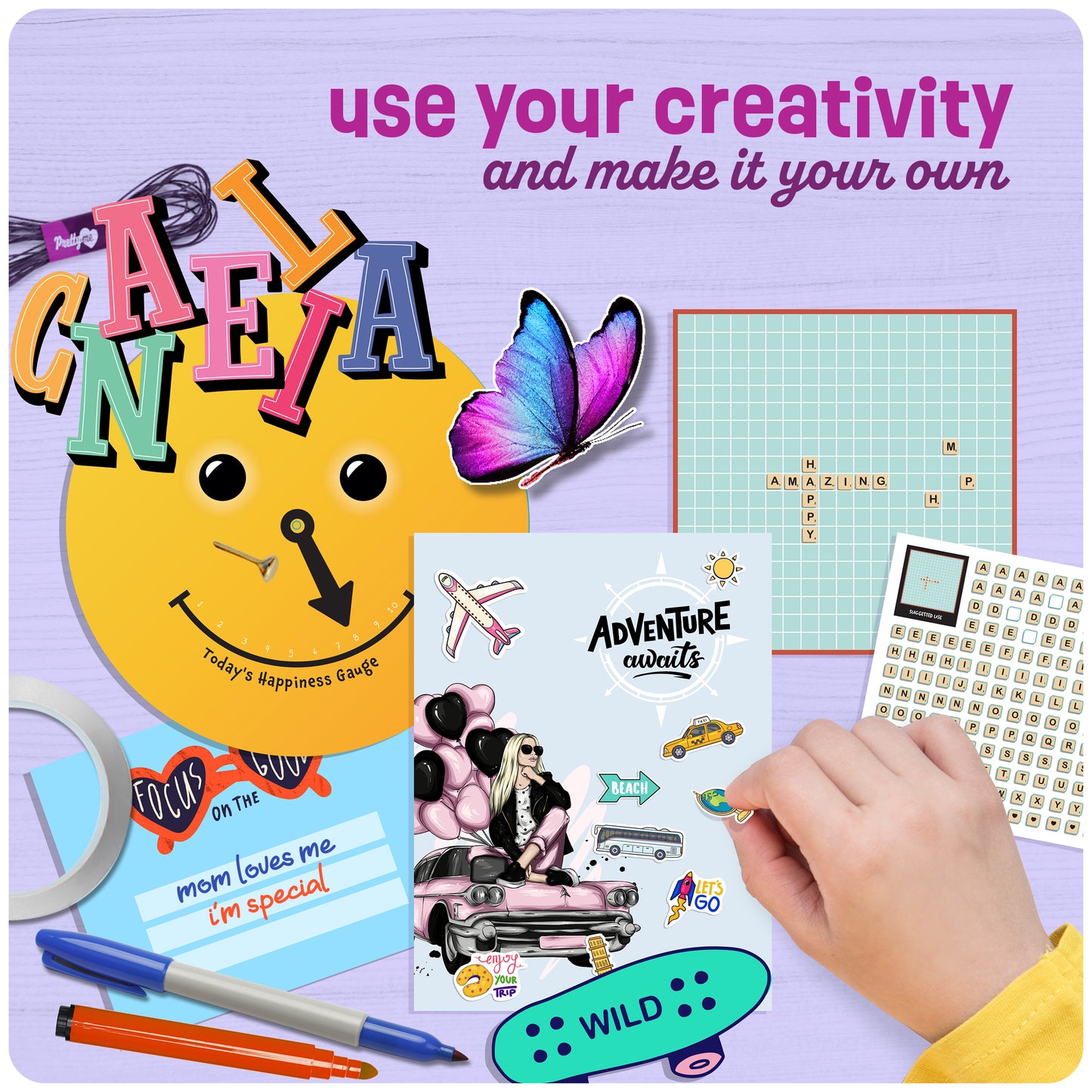 Pretty Me Wall Collage Making Kit- 1000+ Pieces