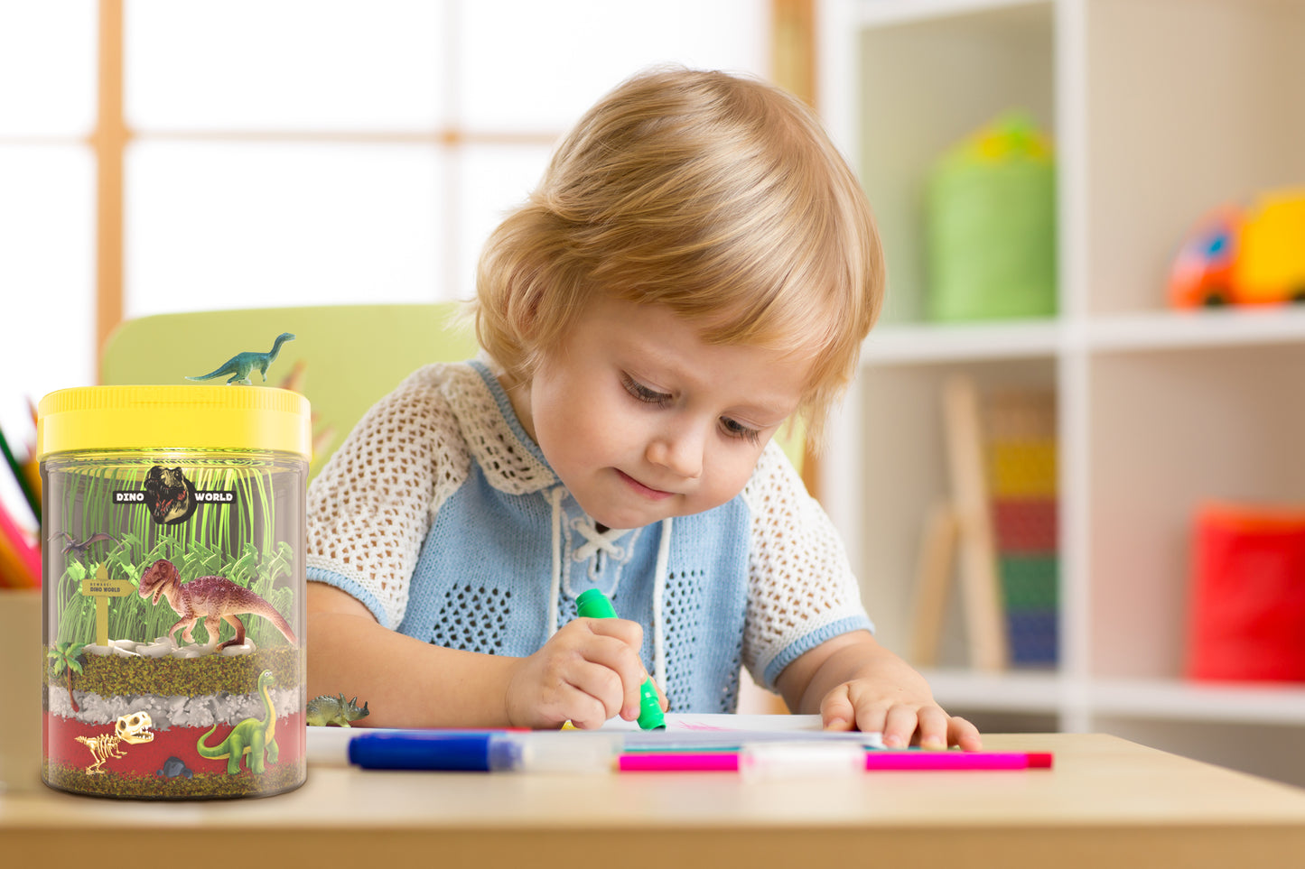 Dan&Darci Light Up Dino World Terrarium Kit