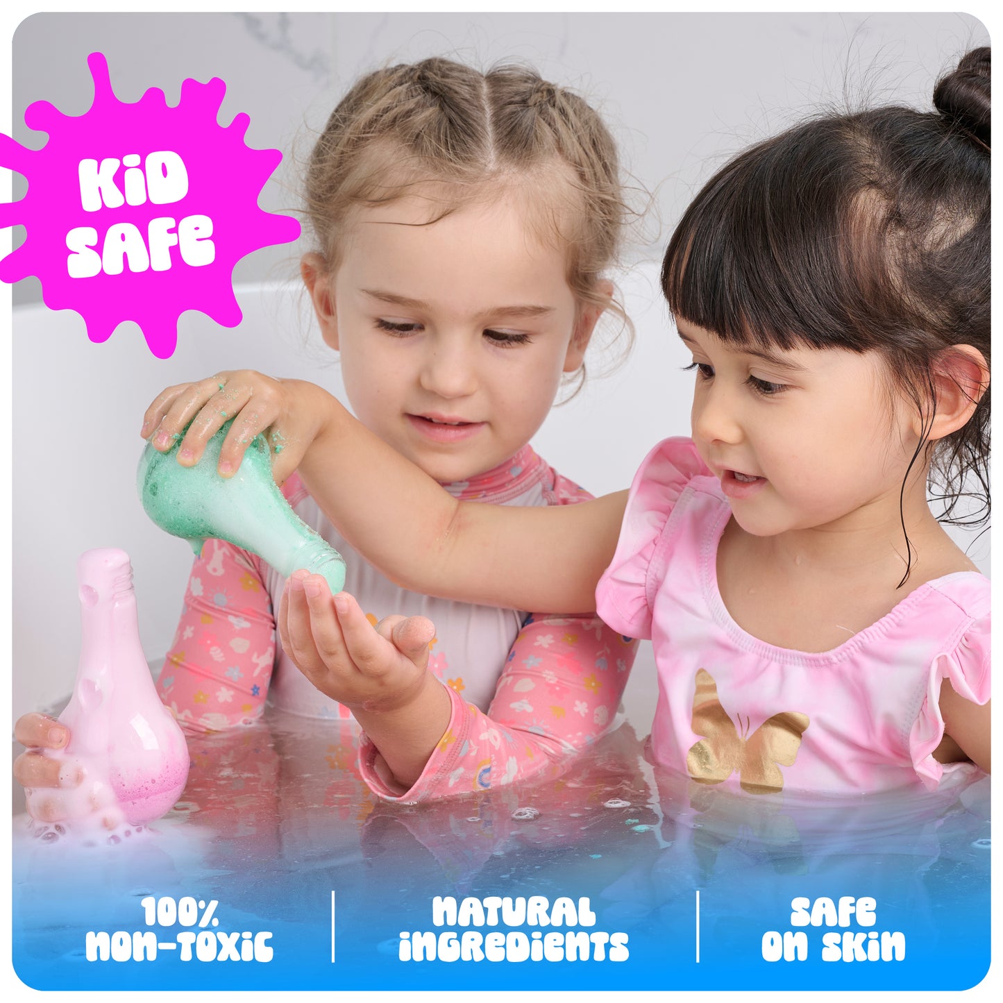 Tubby Tots Fizzy Flask - Bath Potion Kits - 6 Pack