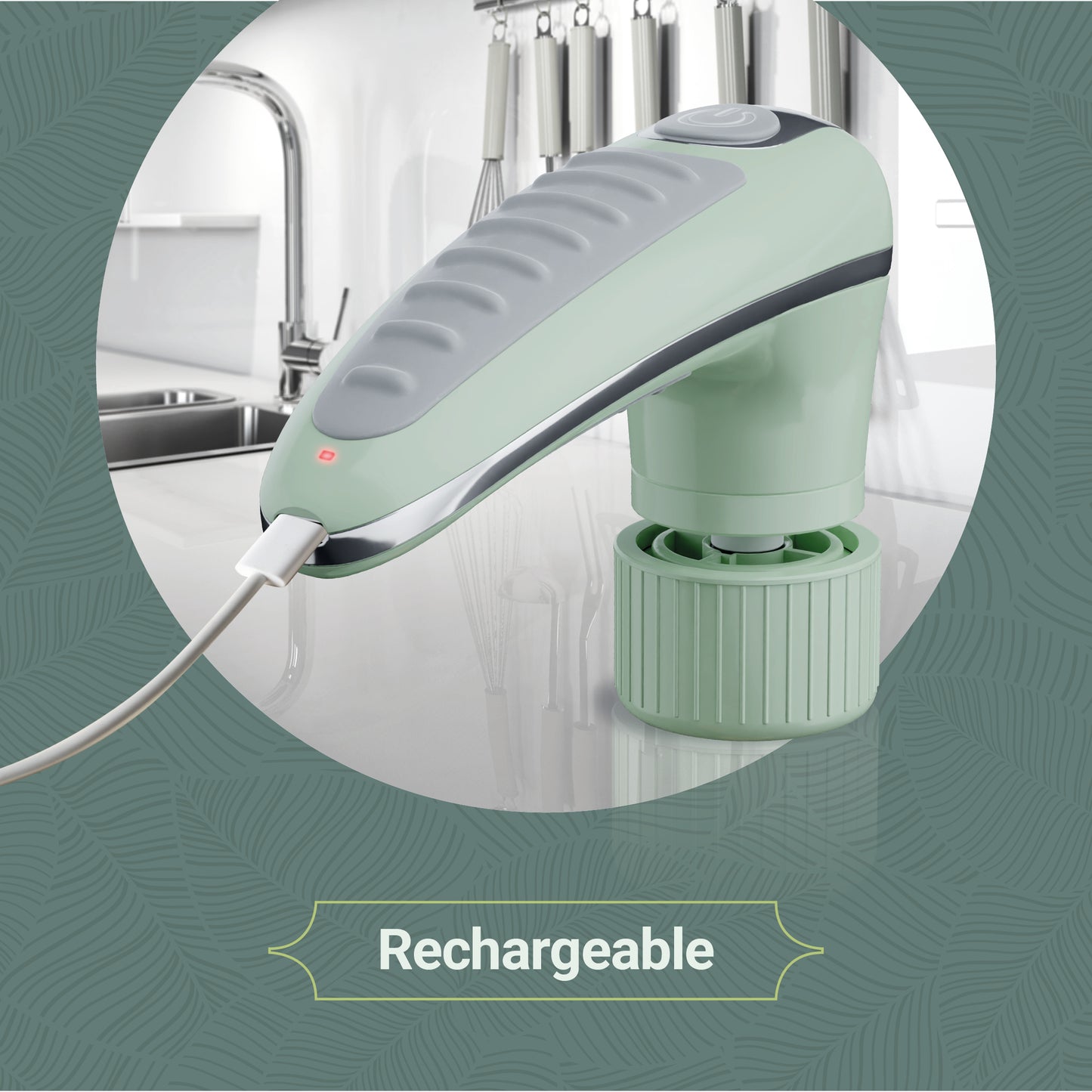 Bambooworx Matcha Mate Electric Powered Bamboo Whisk