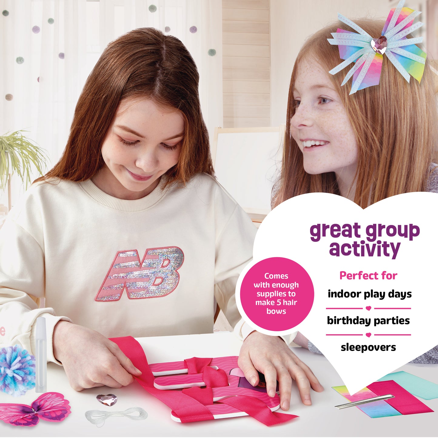 Pretty Me DIY Hair Bow Making Kit