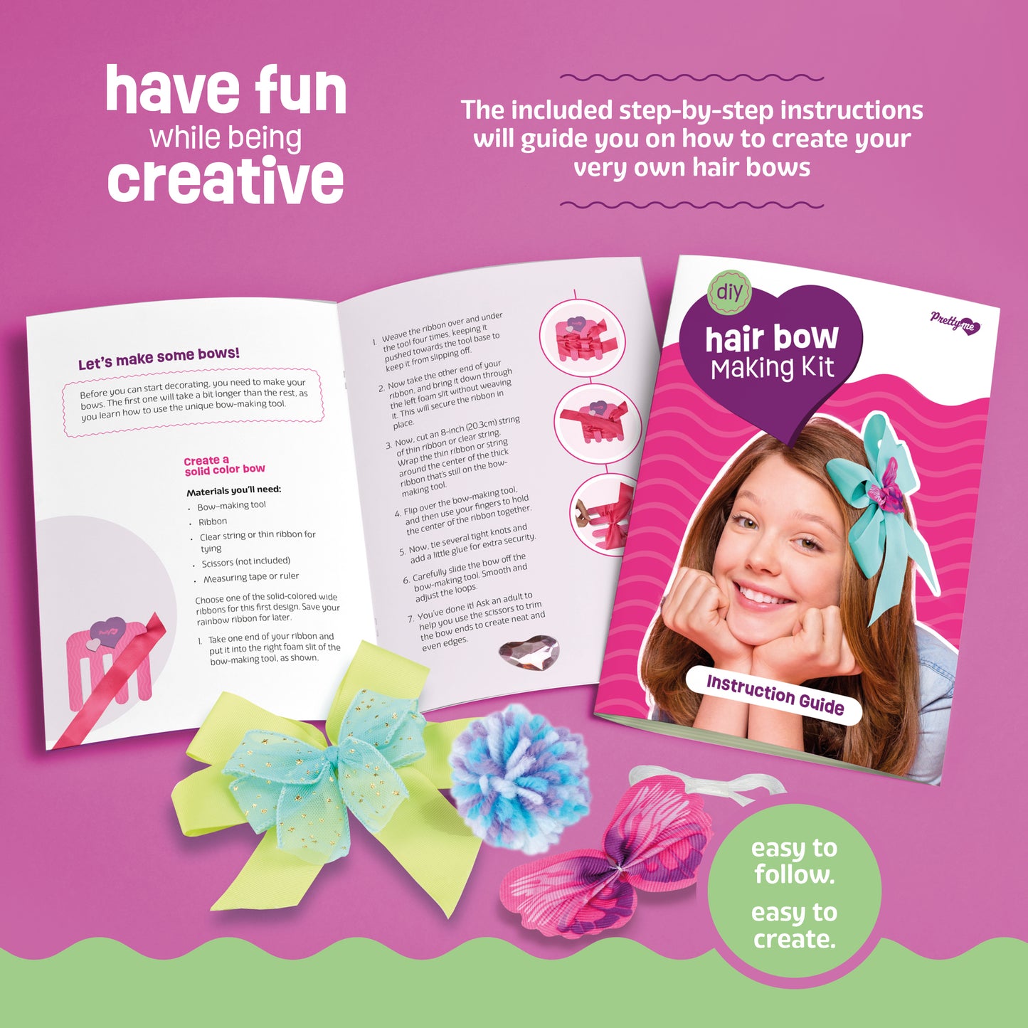 Pretty Me DIY Hair Bow Making Kit