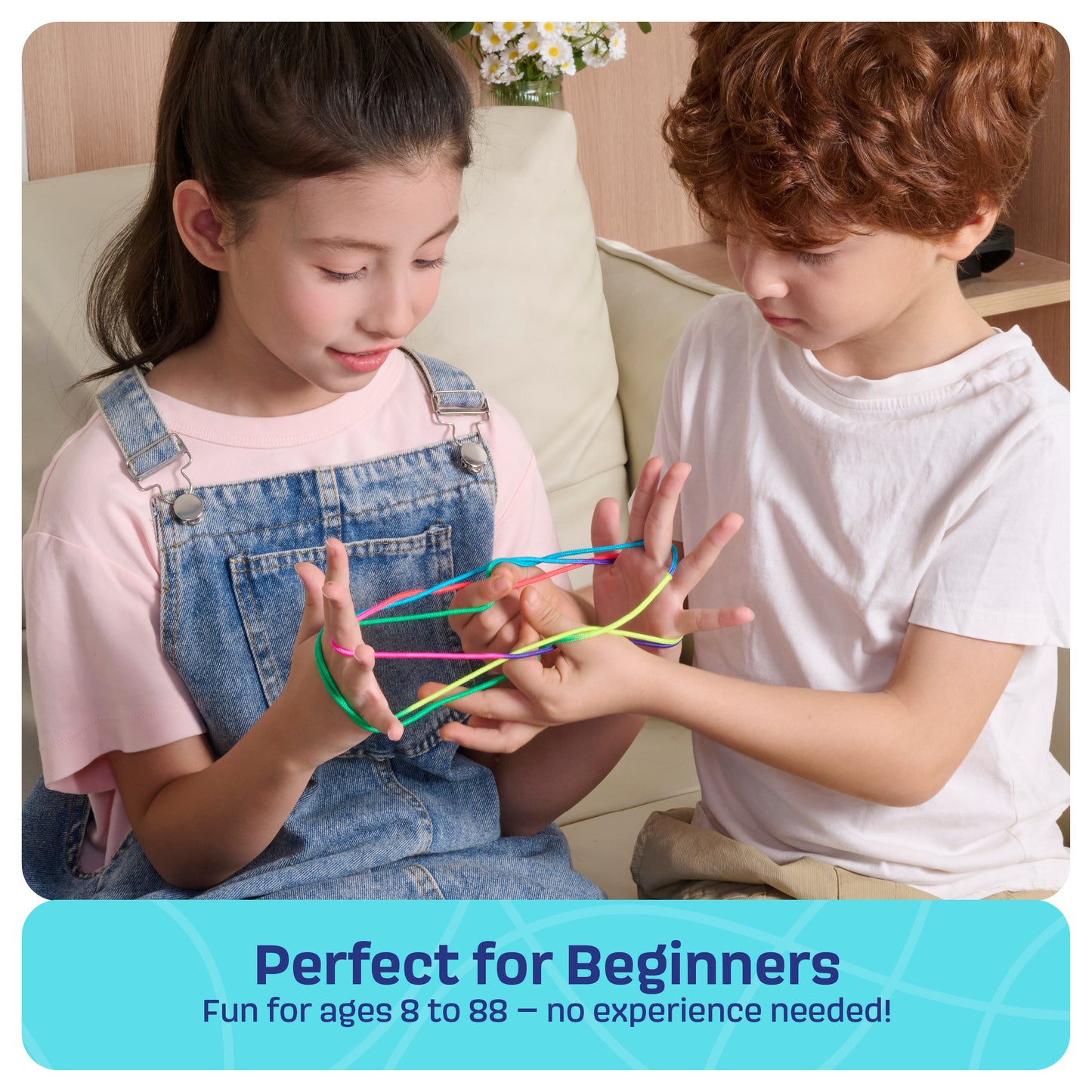Dan&Darci Cat’s Cradle String Game Book w/ String