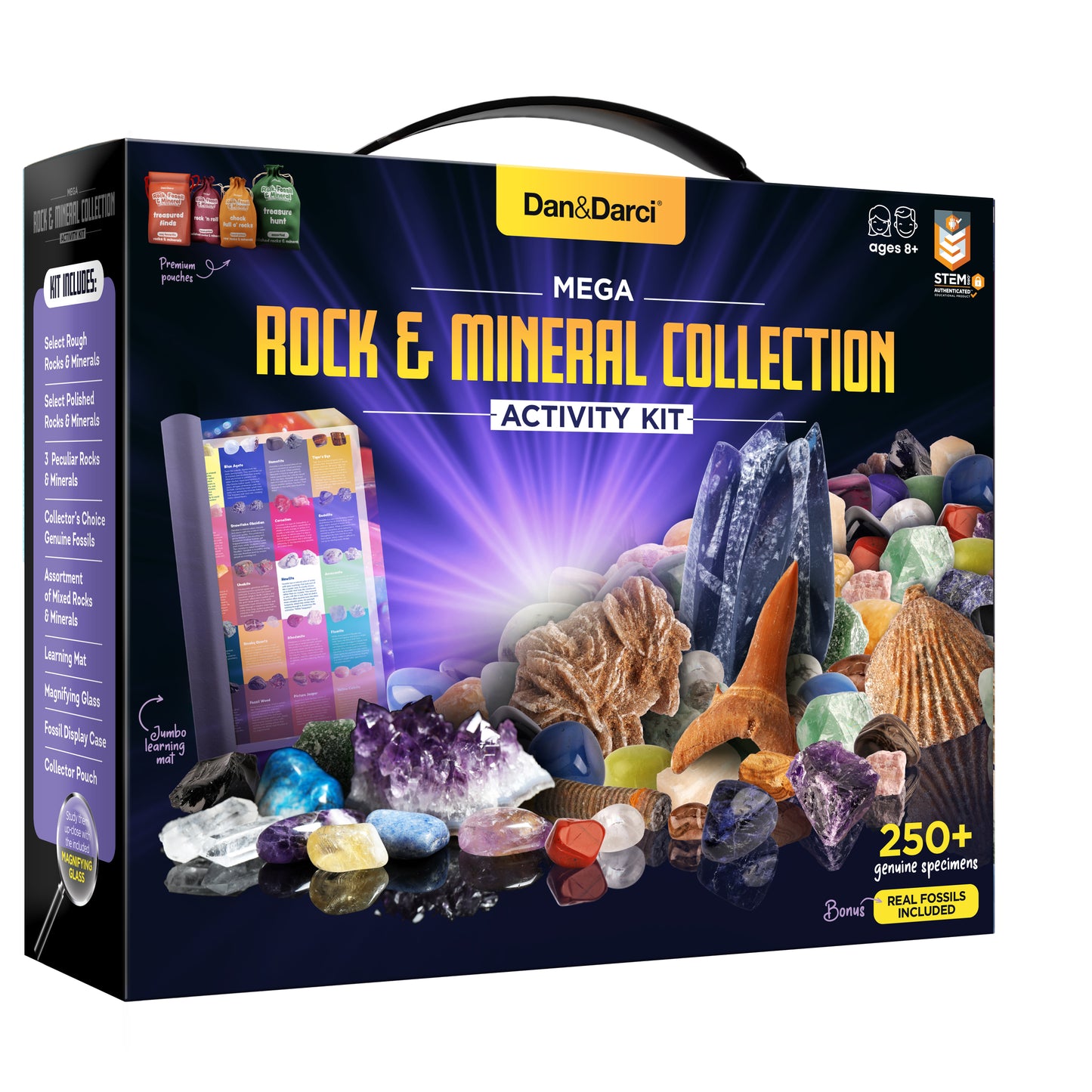 Dan&Darci Mega Rock & Mineral Collection Activity Kit