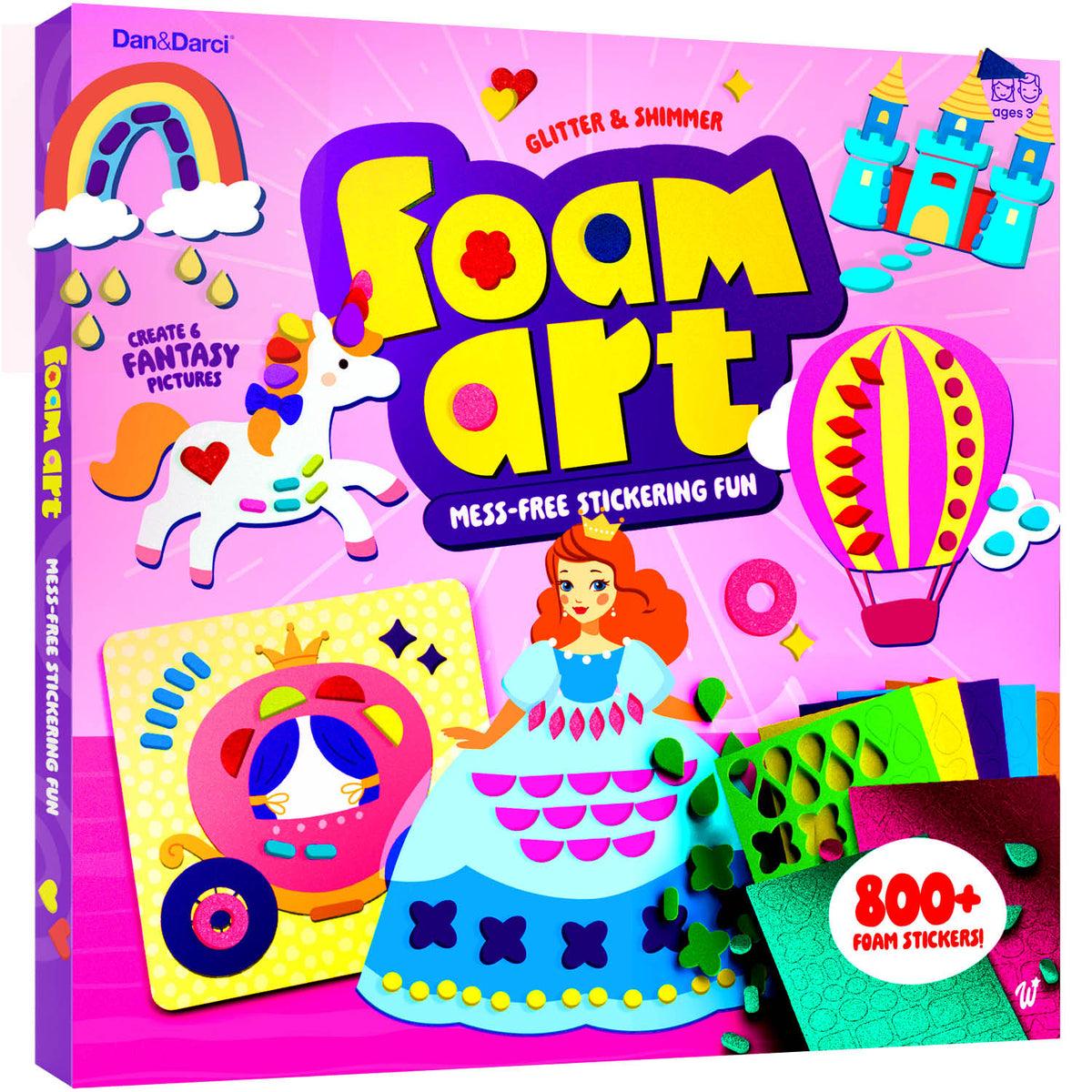 Foam Sticker Art Craft for Kids - Toddler Arts & Craft - Mess Free Activity