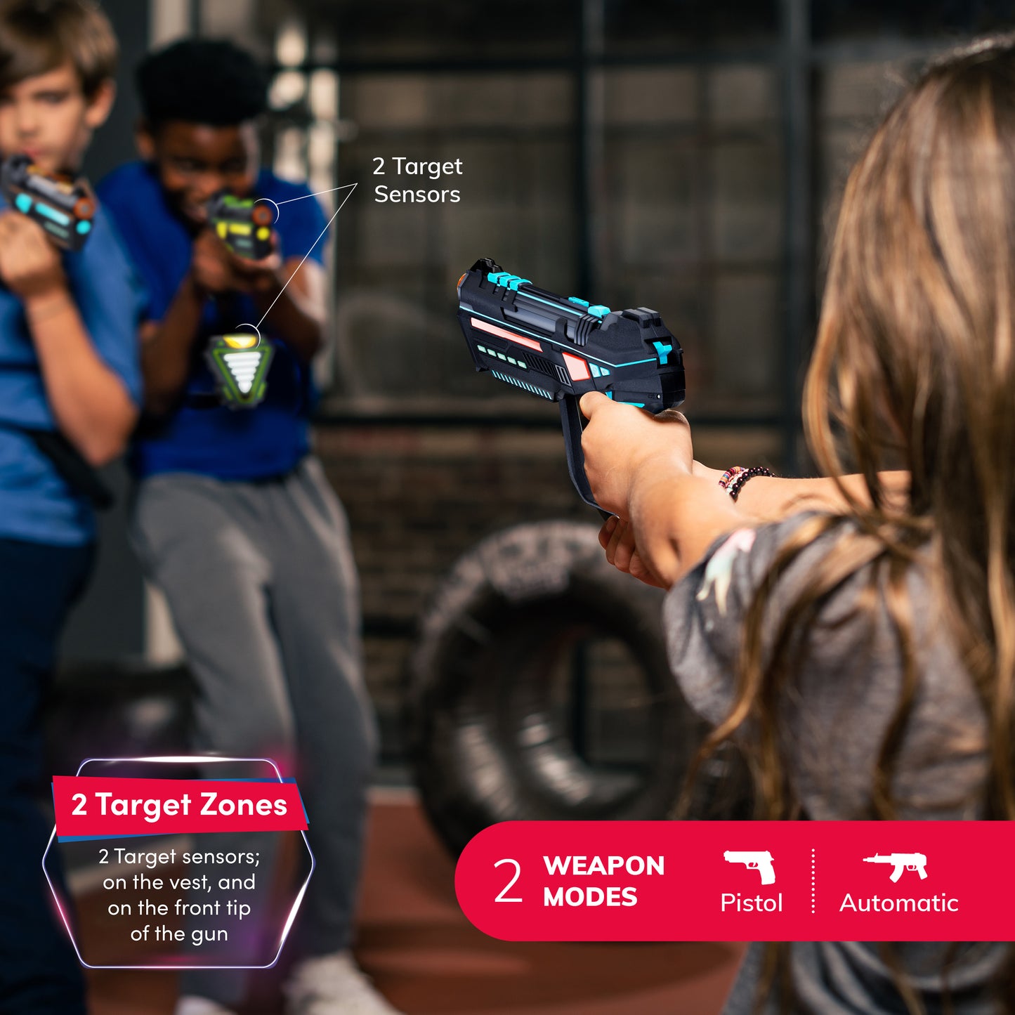 Squad Hero Rechargeable Laser Tag Set of 6