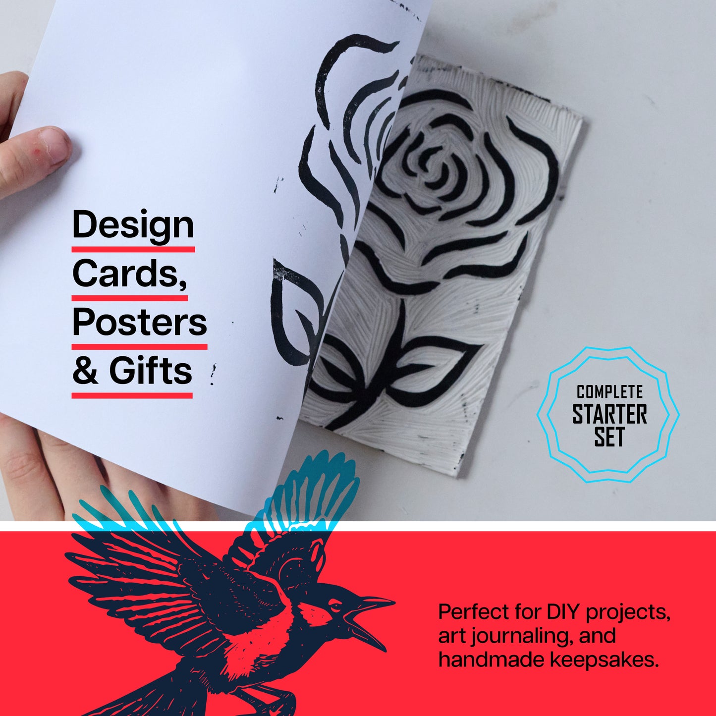 Craft Culture Linocut Printing Kit