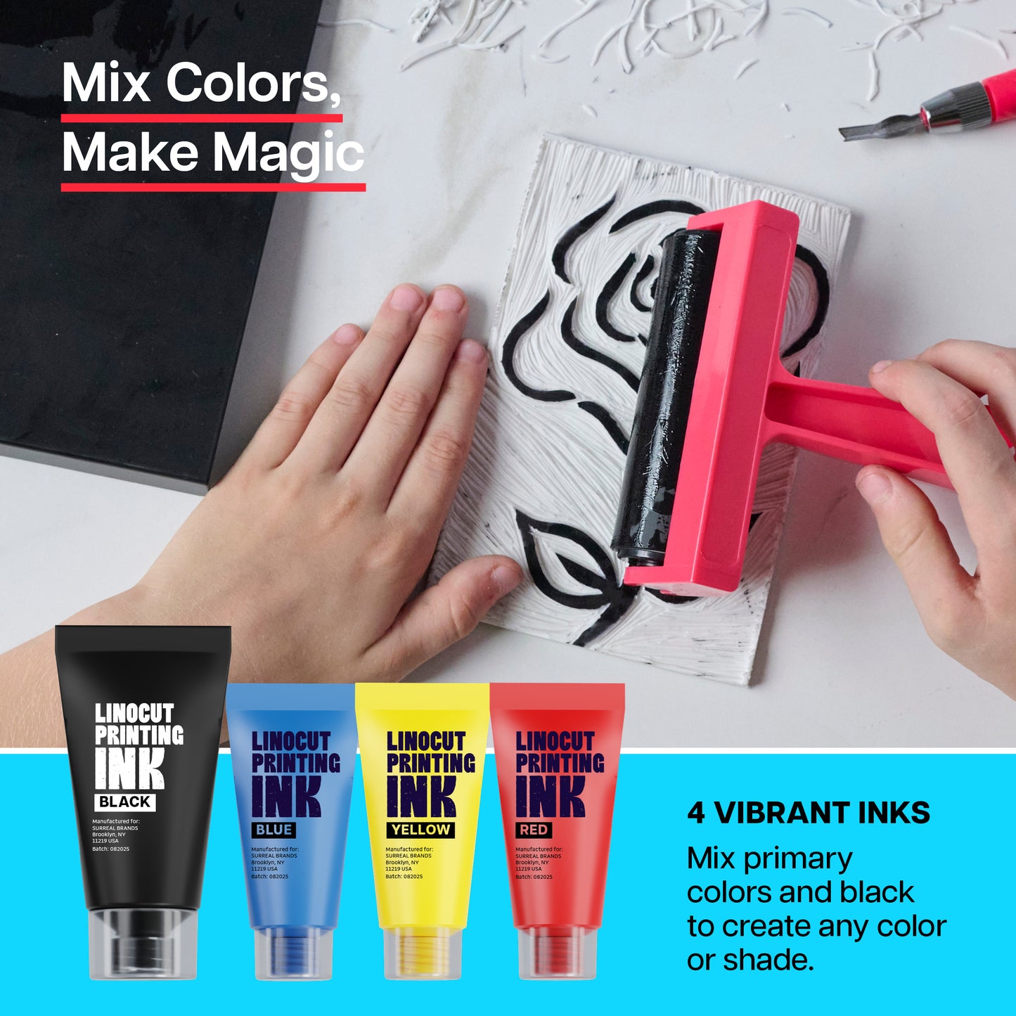 Craft Culture Linocut Printing Kit