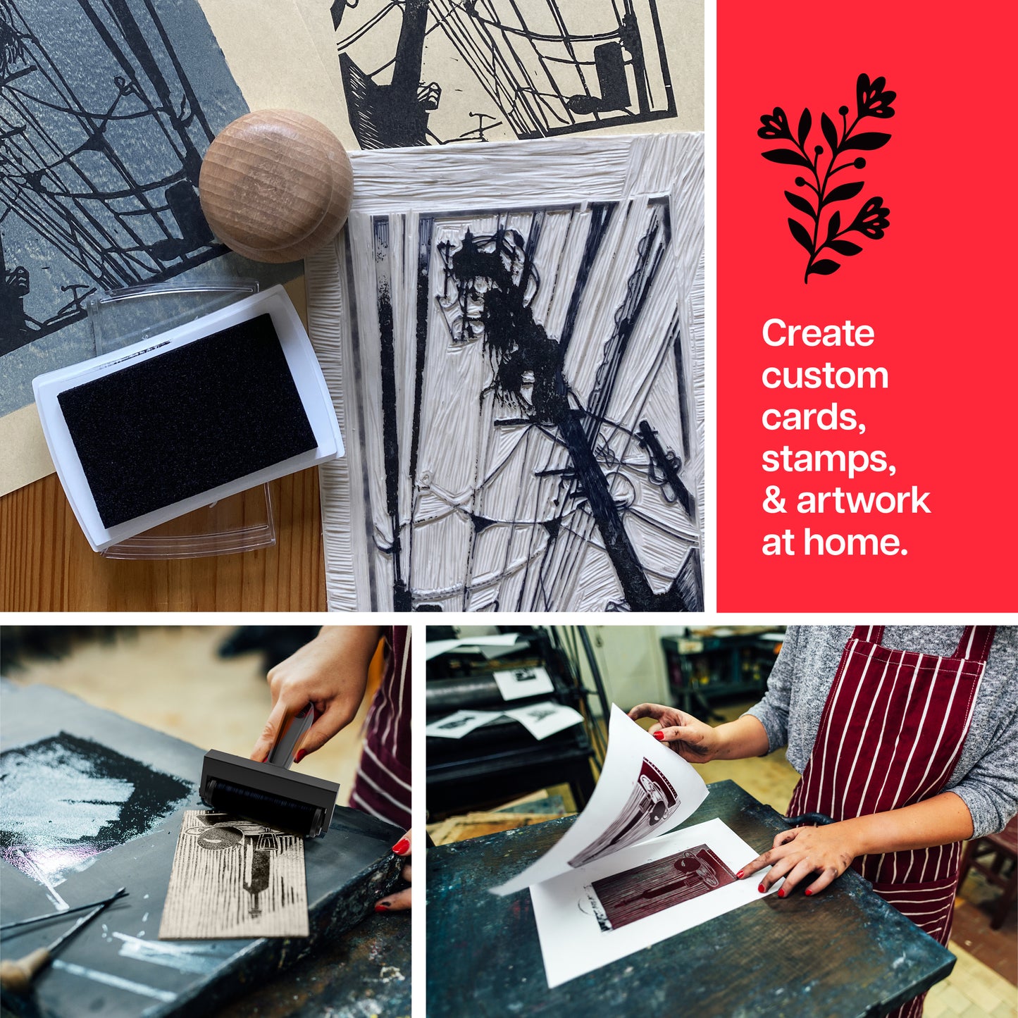 Craft Culture Linocut Printing Kit