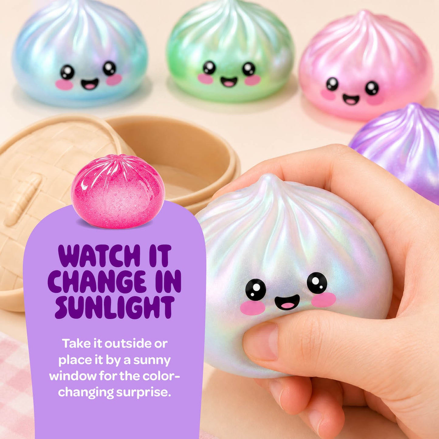 Dan&Darci Glitter Dumpling Squishy Mystery Box
