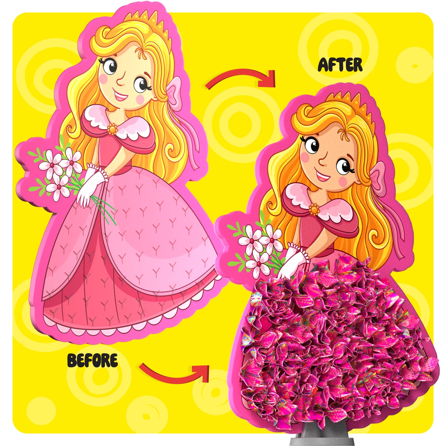 Dan&Darci Jab Jab Art Princess Craft Kit
