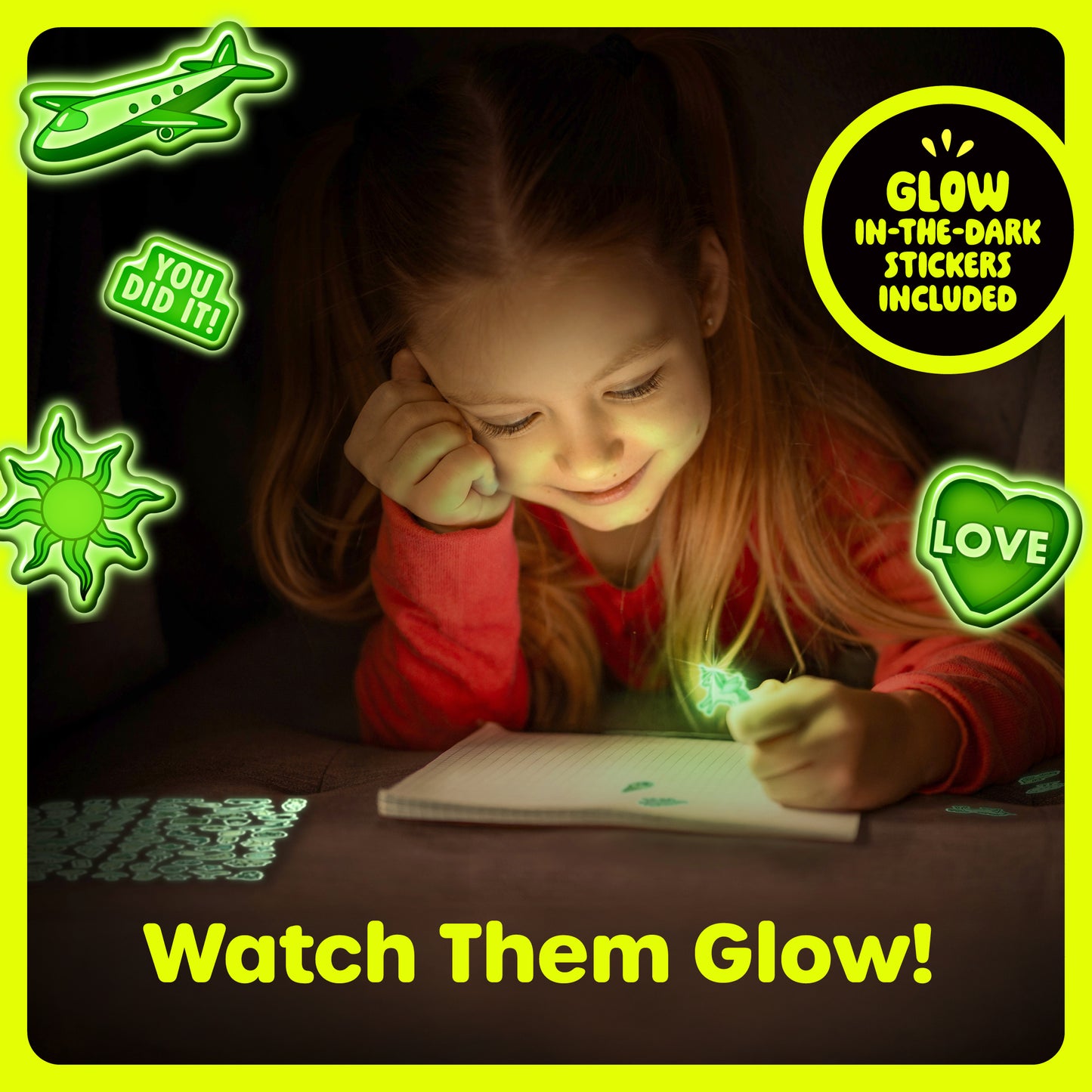 Dan&Darci 1000+ 3D Puffy Stickers