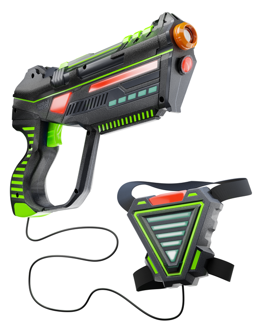 Replacement Gun and Vest Squad Hero Laser Tag Light Force Edition - Green
