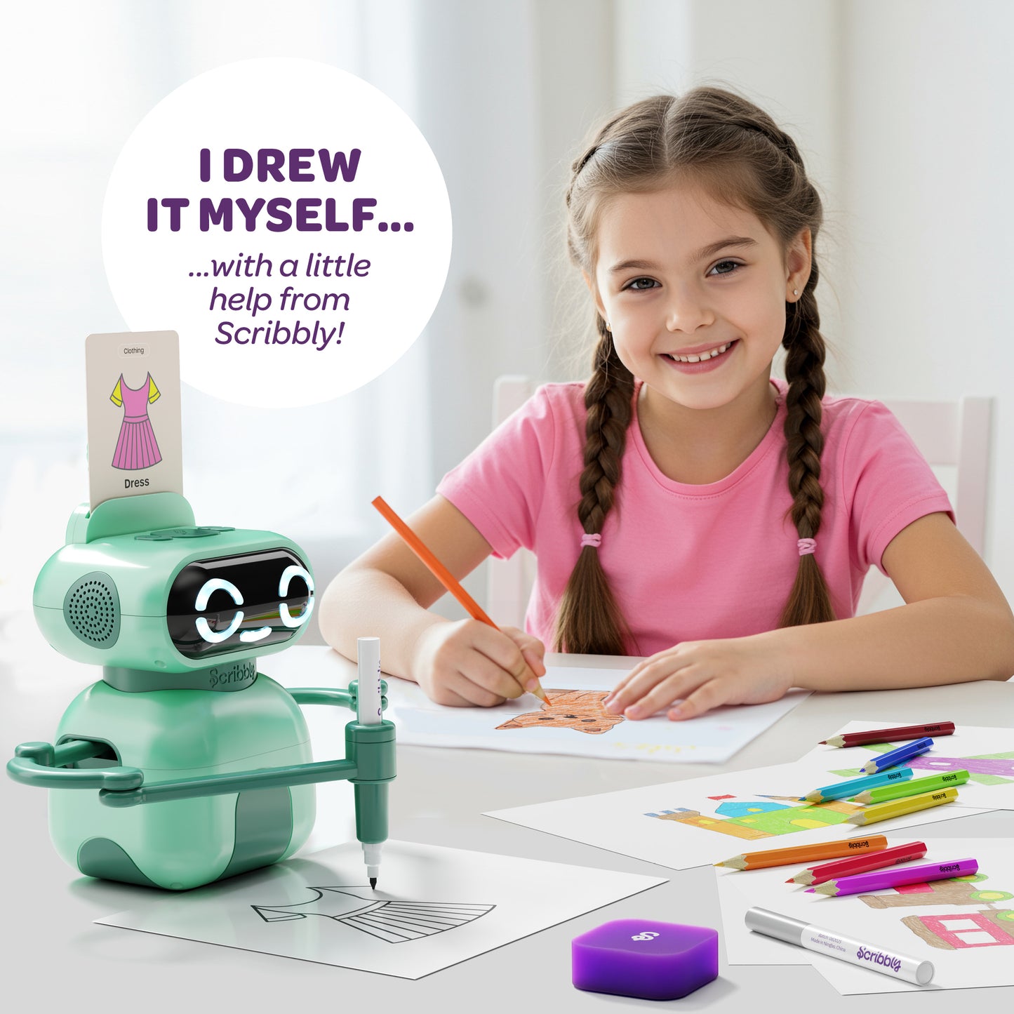 Dan&Darci Scribbly Drawing Robot