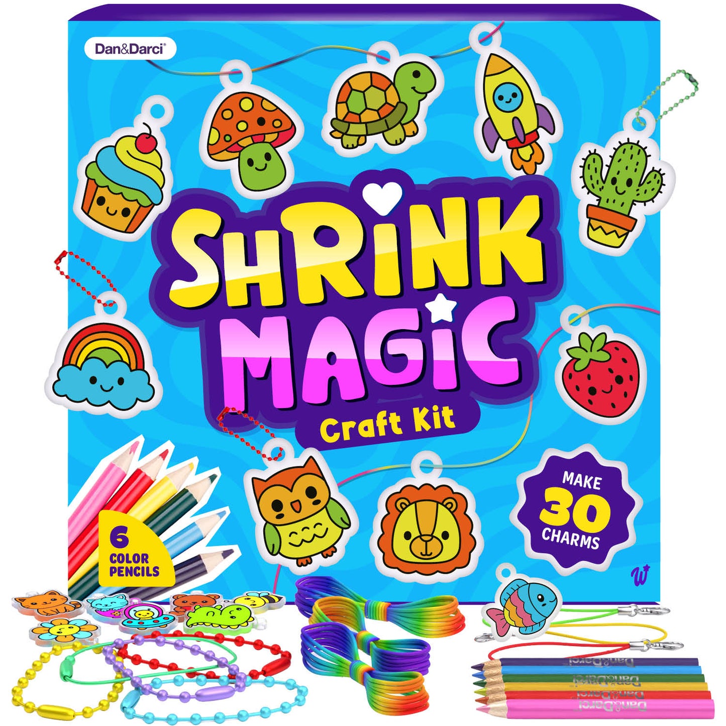 Dan&Darci Shrink Magic Craft Kit for Kids