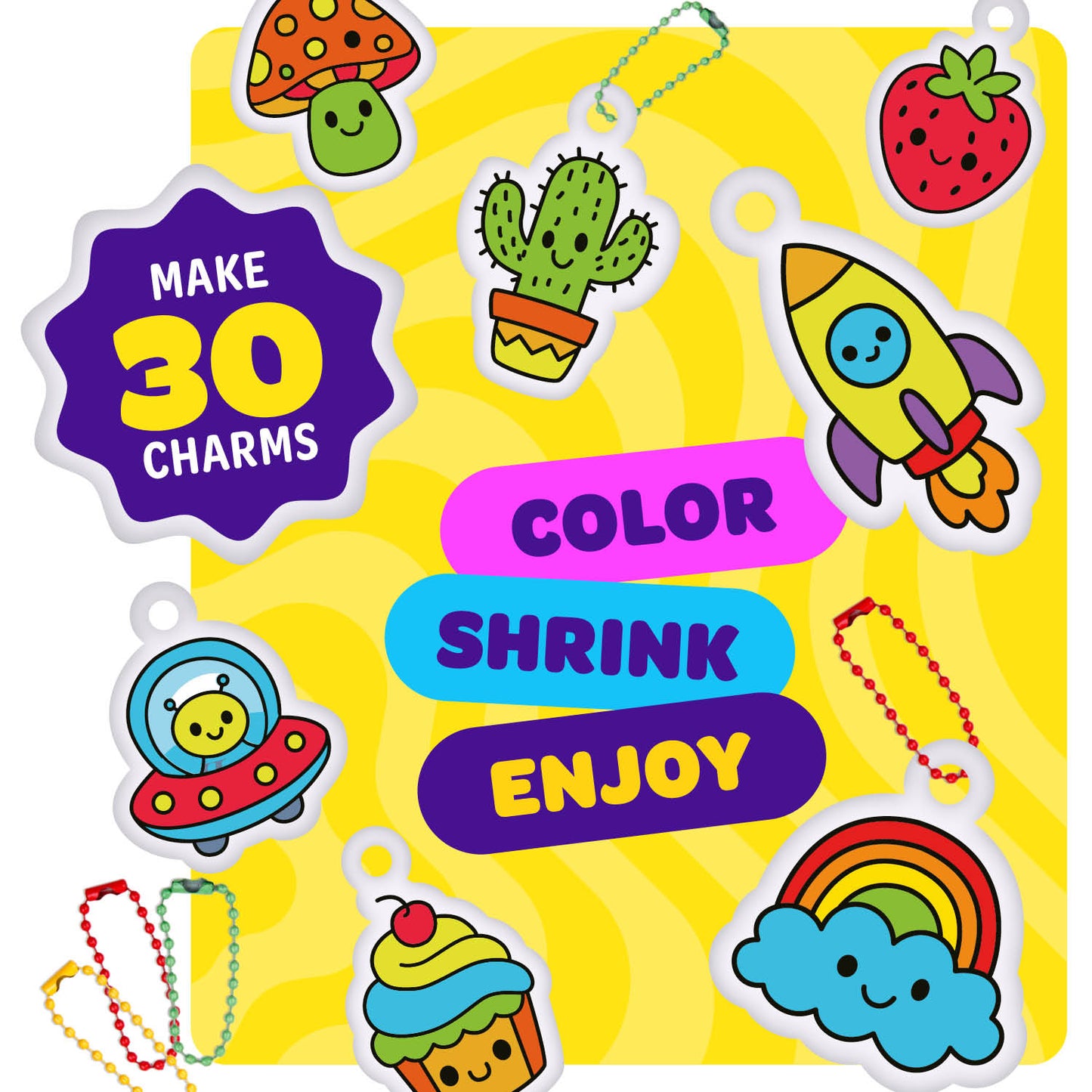 Dan&Darci Shrink Magic Craft Kit for Kids