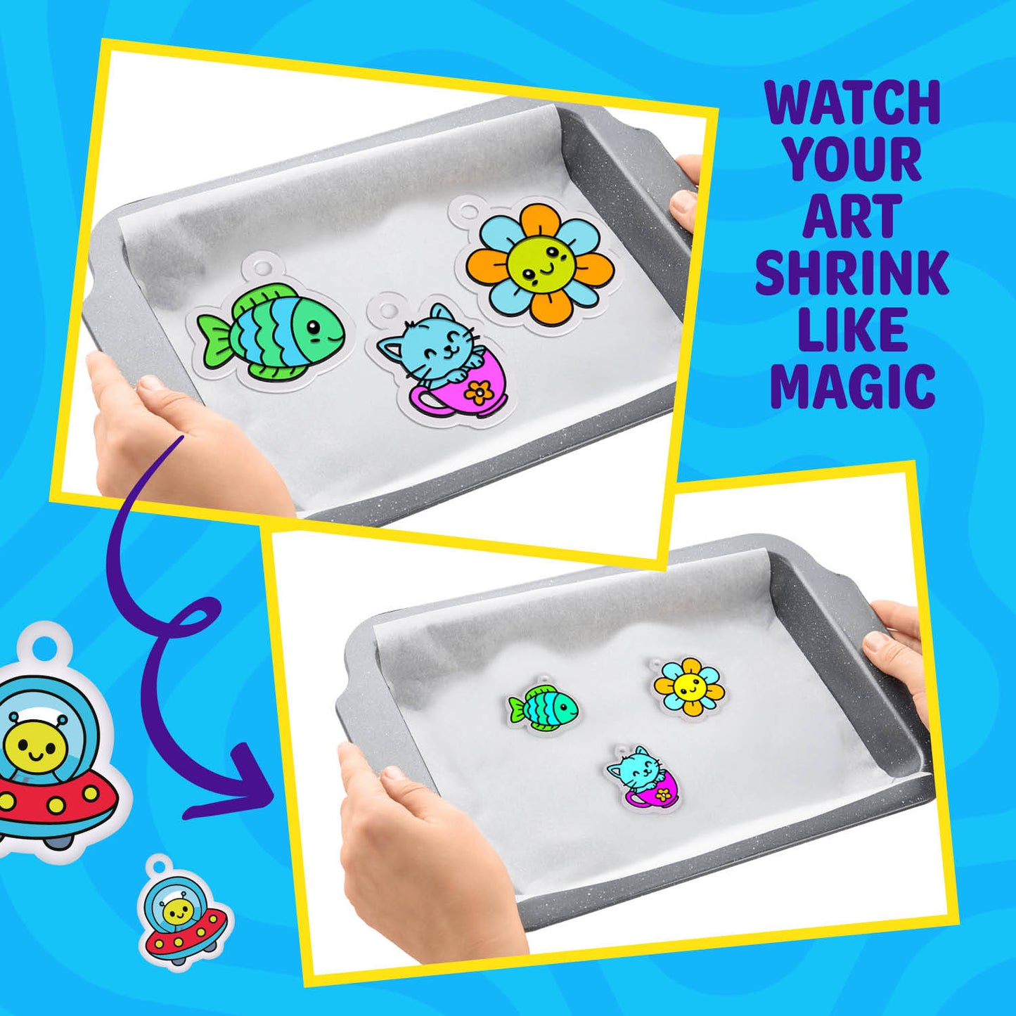Dan&Darci Shrink Magic Craft Kit for Kids