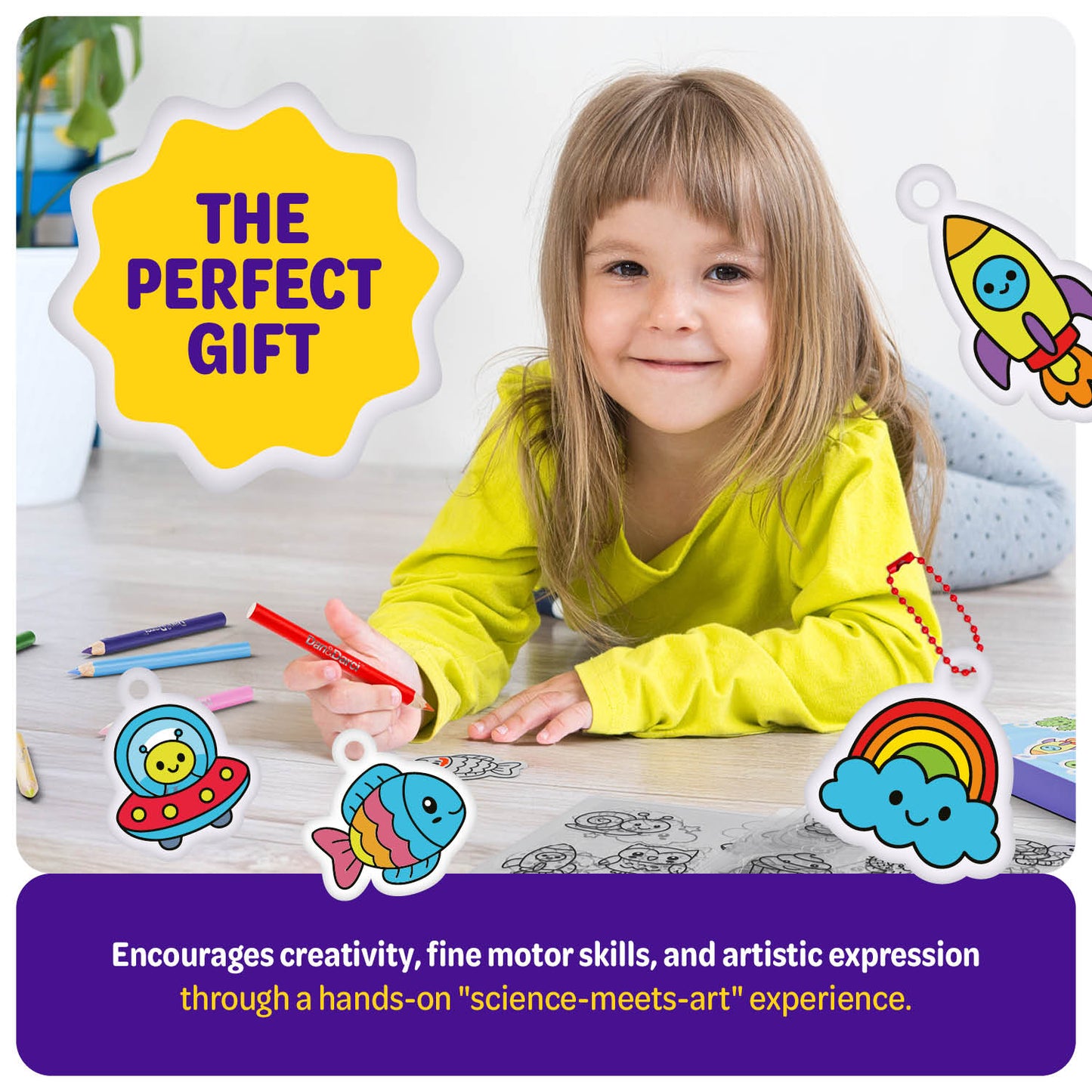 Dan&Darci Shrink Magic Craft Kit for Kids
