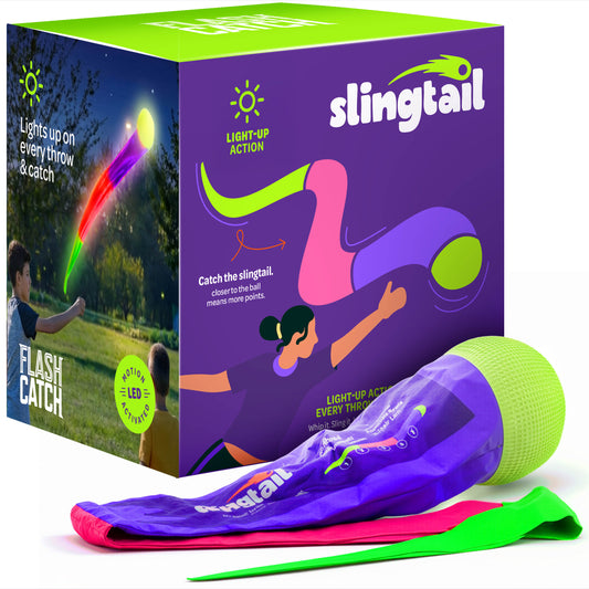 FlashCatch Light-up Slingtail Ball Toy