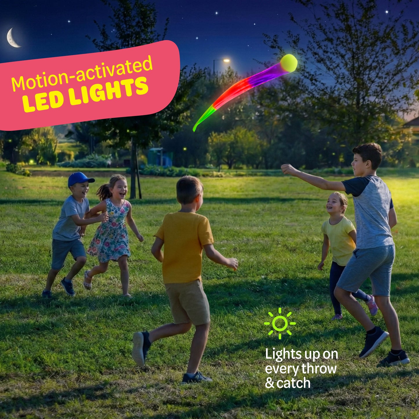 FlashCatch Light-up Slingtail Ball Toy