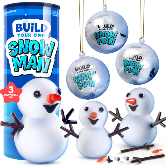 Dan&Darci Snowman Making Kit for Kids - 40+ Piece Kit