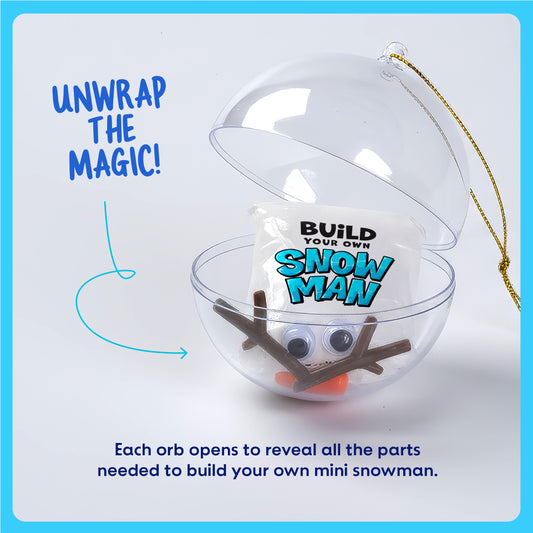 Dan&Darci Snowman Making Kit for Kids - 40+ Piece Kit