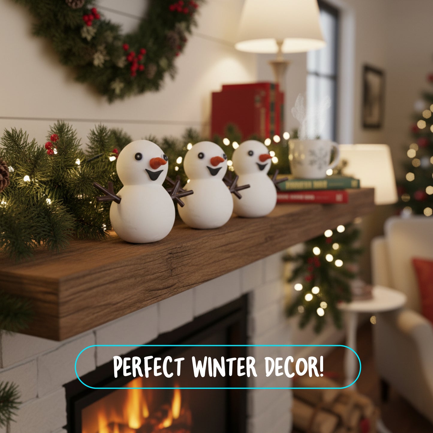 Dan&Darci Snowman Making Kit for Kids - 40+ Piece Kit