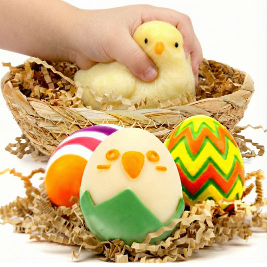 Dan&Darci Easter Taba Squishy Chicken Nest Egg Kit