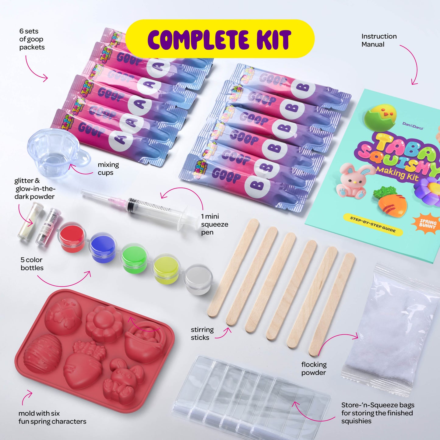 Dan&Darci Easter Taba Squishy Making Kit