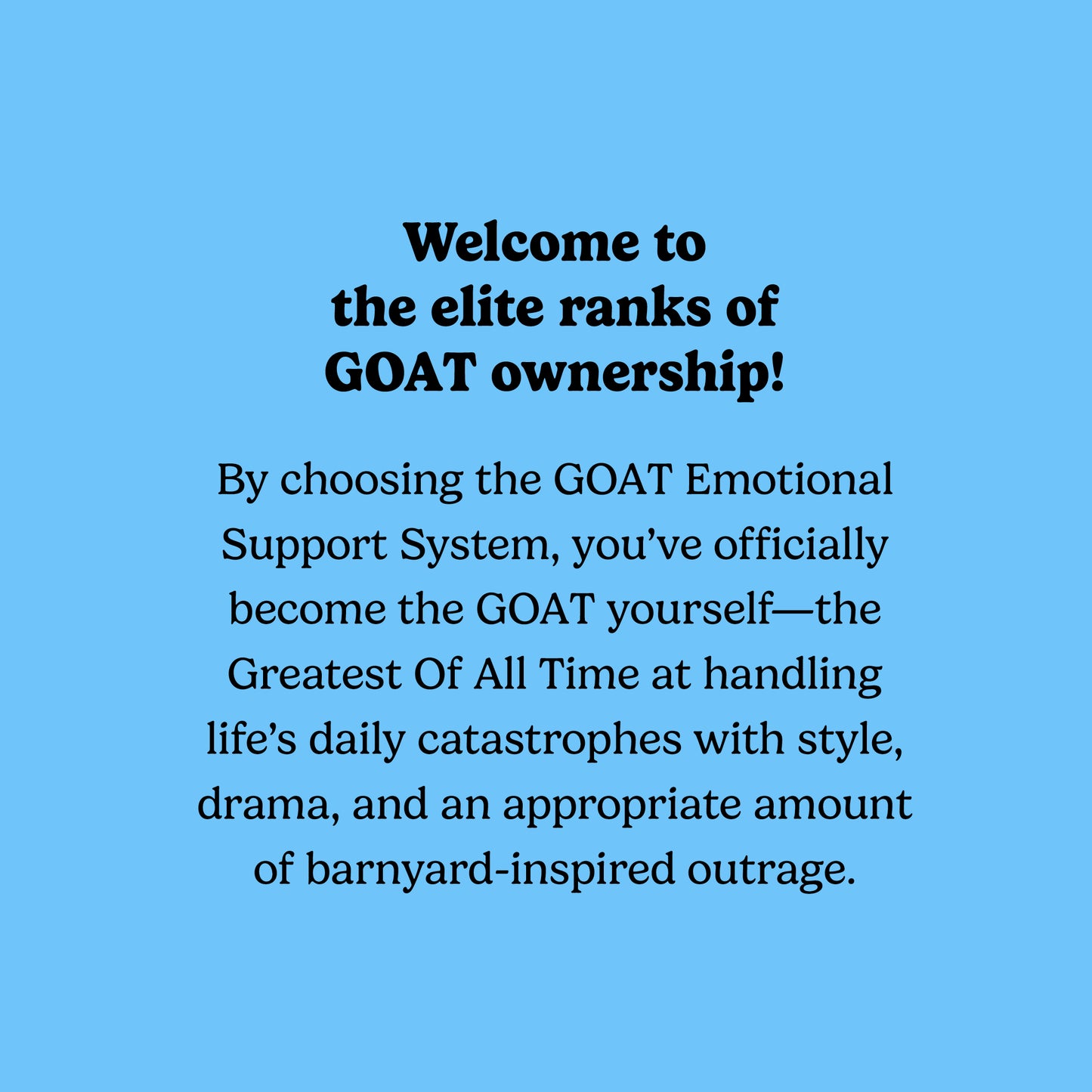 Knucklhead Screaming Goat