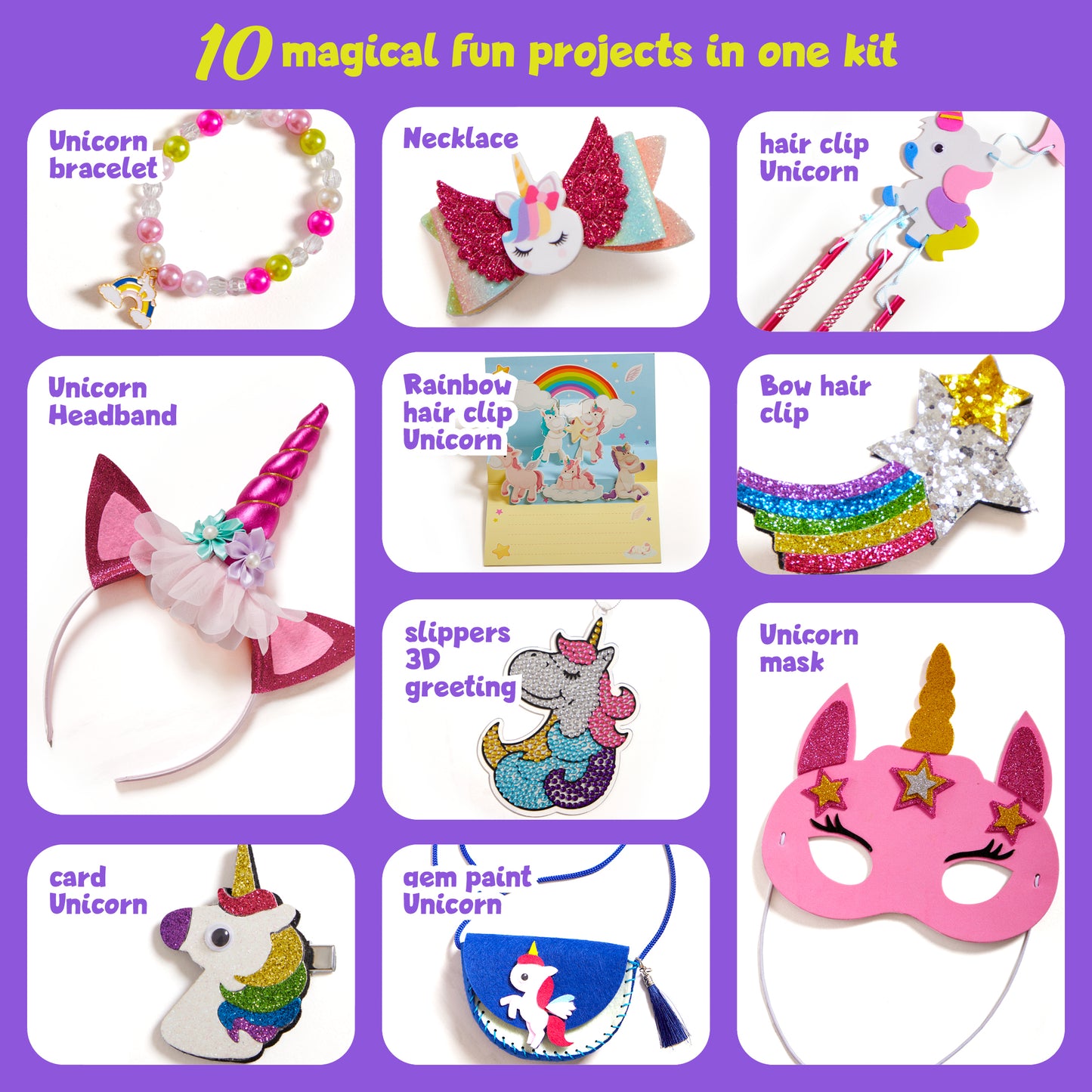 Dan&Darci Unicorn Bundle Craft Kit - 12 Projects