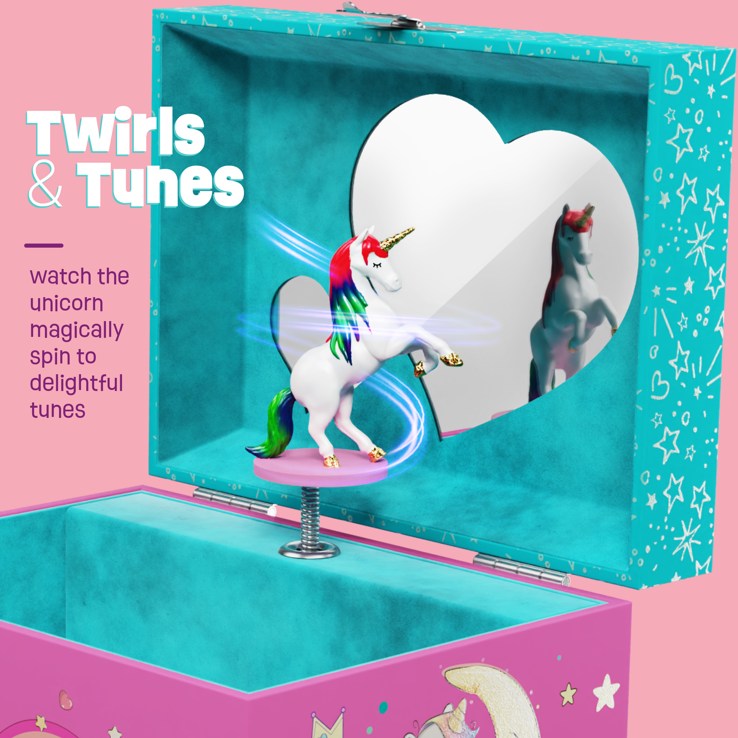 Pretty Me Unicorn Musical Jewelry Box