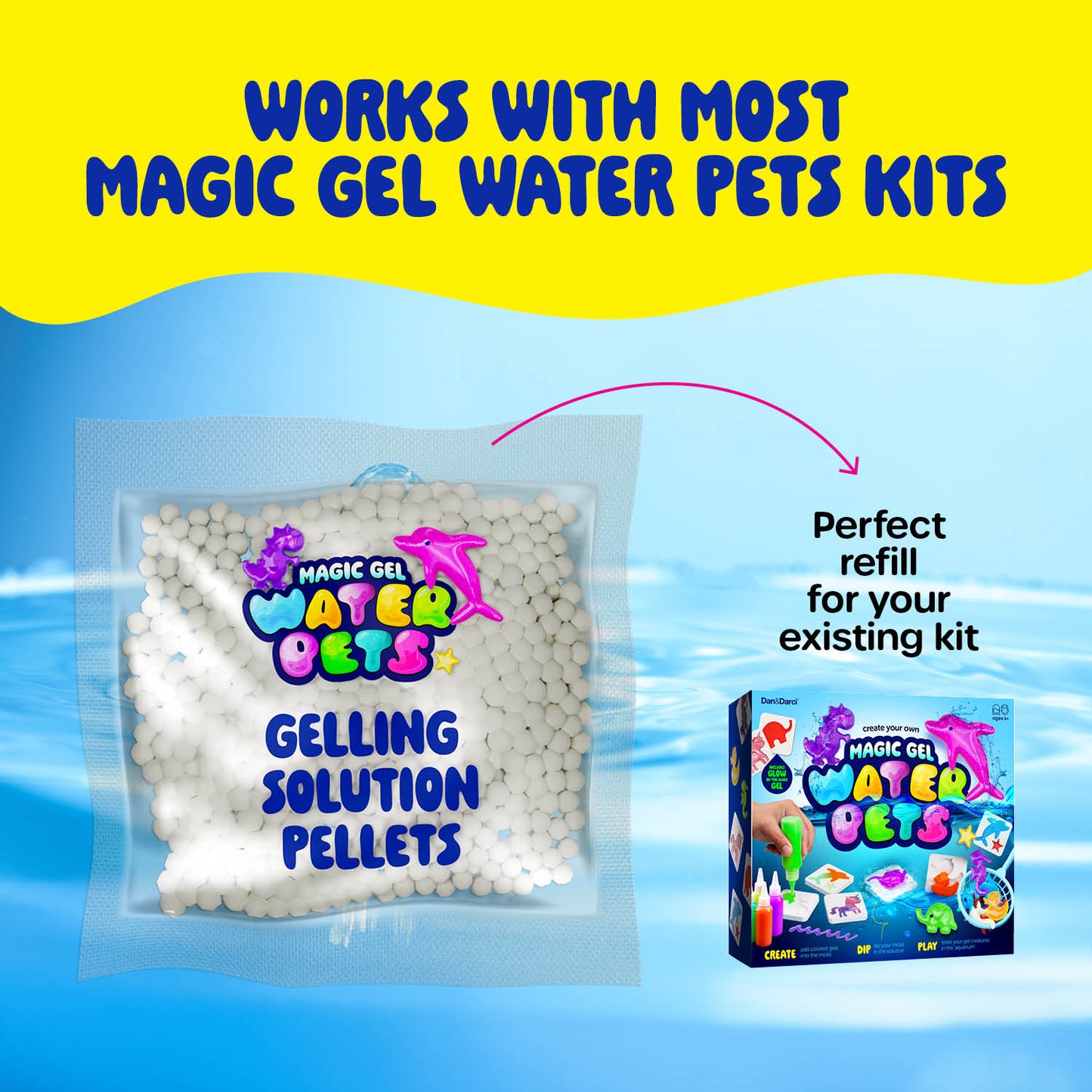 Dan&Darci Aqua Fairy Water Pets Solution Refill